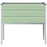 Donica Pastelowa zieleń 100 x 45 x 90 cm Stal Galwanizowana