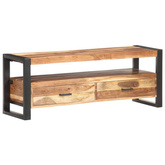 vidaXL Szafka pod TV, 120x35x45 cm, drewno z miodowym wykończeniem