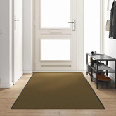 Dywanik wejściowy Brązowy i czarny 120 x 350 cm Poliamid i PVC