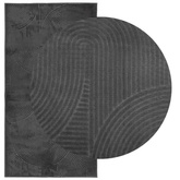 vidaXL Dywan IZA z krótkim włosiem, antracytowy, 80x150 cm