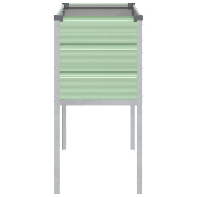 Donica Pastelowa zieleń 100 x 45 x 90 cm Stal Galwanizowana