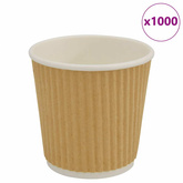 Papierowe kubki, 1000 szt., 4oz, 100ml, brązowy