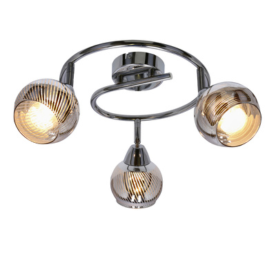 Lampa sufitowa spirala 3X10W E14 LED chrom FORT 98-62833