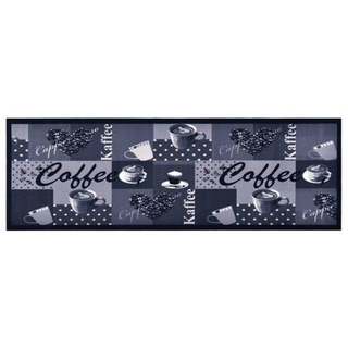 vidaXL Kuchenny dywanik podłogowy Coffee, niebieski, 60x300 cm