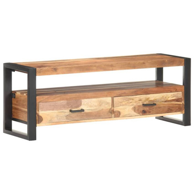 vidaXL Szafka pod TV, 120x35x45 cm, drewno z miodowym wykończeniem
