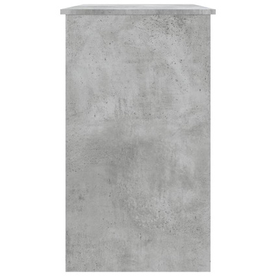 vidaXL Biurko, szarość betonu, 90x45x76 cm, materiał drewnopochodny