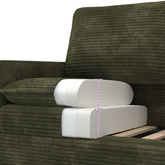 Sofa zielony 76 x 81 x 87,5 cm Poliester