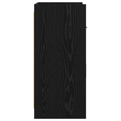 Bufet Czarny dąb 75 x 36 x 80 cm Drewno inżynieryjne