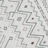 vidaXL Dywanik beżowo-niebieski 80x150 cm bawełniany