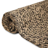 Dywany pokojowe Naturalny i czarny 240 x 340 cm Juta