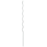 Wsparcie roślin 5 pcs Zielony 150 x 0,6 x 0,6 cm Stal