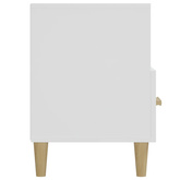 Szafka pod TV, biała, wysoki połysk, 102x36x50 cm vidaXL