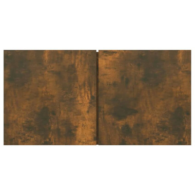 vidaXL Wisząca szafka pod TV, przydymiony dąb, 60x30x30 cm