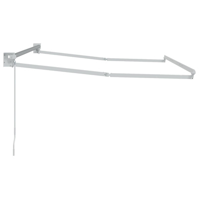 Ręczna markiza chowana Biały 3 x 2 m Aluminium