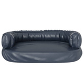 vidaXL Ergonomiczne legowisko dla psa, ciemnoniebieskie, 60x42 cm