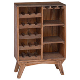 Stojak Brązowy 60 x 30 x 90 cm Lite Drewno Recyklingowe