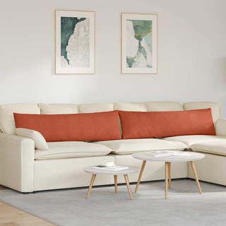 Poduszki na sofę 2 pcs Czerwono-pomarańczowy 145 x 40 cm