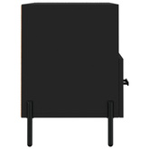 vidaXL Szafka pod TV, czarna, 80x36x50 cm, materiał drewnopochodny wariant 6
