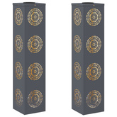 Słoneczna LED lampa na ścieżkę 2 pcs Antracyt