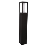 Lampa ogrodowa LED CROCUS – czarny słupek 2x6W IP65 - nowoczesne oświetlenie ścieżki ogrodowej