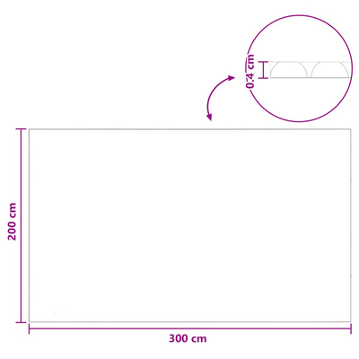 Ochrona Basenowa Słoneczna Wysoka Jakość 300 x 200 cm, 200 ?m