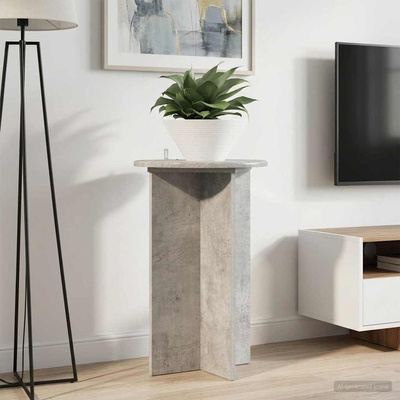 Stojak na rośliny 2 pcs Betonowy szary ?40 x 60 cm