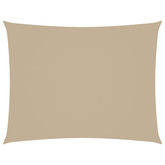Prostokątny żagiel ogrodowy, tkanina Oxford, 2,5x4 m, beżowy