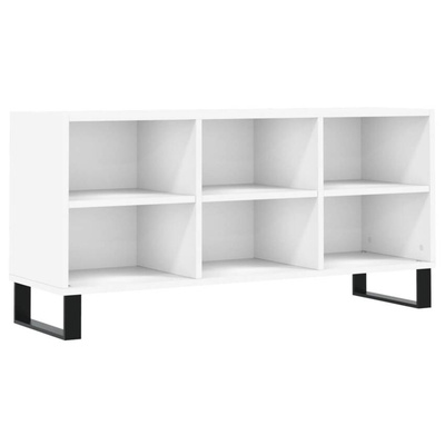 vidaXL Szafka pod TV, biała, 103,5x30x50 cm, materiał drewnopochodny