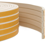 Samoprzylepna uszczelka okienna Biały 15 x 8 mm 100 m Guma EPDM
