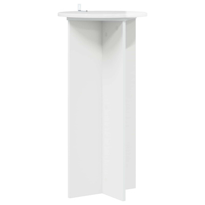 Stojak na rośliny 2 pcs Biały wysoki połysk 40 x 40 x 80 cm