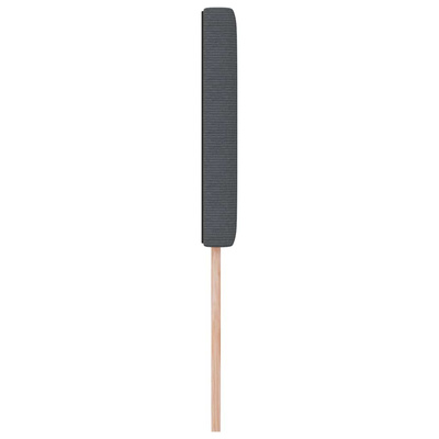 Zagłówek Ciemnoszary 100 cm Tkanina sztruksowa