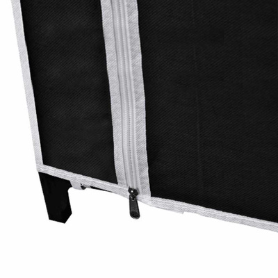 Składana szafa 110x45x175 cm, czarna
