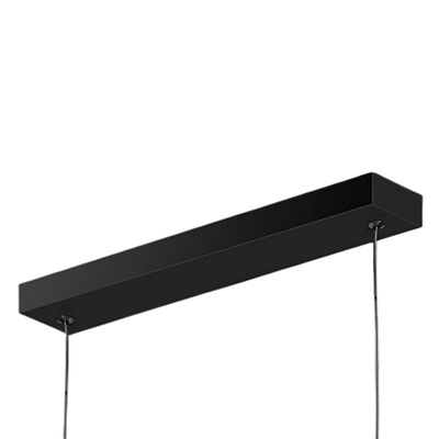Lampa wisząca Abigali MontBlanc 26W liniowa 90cm nowoczesna czarny