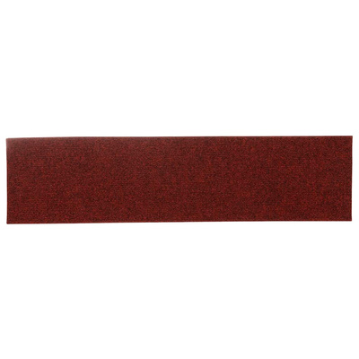 Maty na schody samoprzylepne 15 szt. 76x20 cm Bordowo-czerwone prostokątne