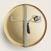 Lampa Wiszącza 3 szkalne tuby E27 Abruzzo Claro