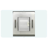 Okap kuchenny LED, stal nierdzewna, 90 cm, 756 m³/h