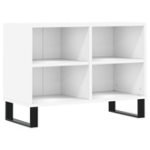 vidaXL Szafka pod TV, biała, 69,5x30x50 cm, materiał drewnopochodny