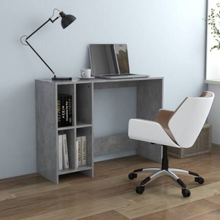 vidaXL Biurko pod laptopa, szarość betonu, 102,5 x 35 x 75 cm