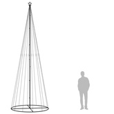 vidaXL Choinka stożkowa, 732 zimne białe LED, 160x500 cm