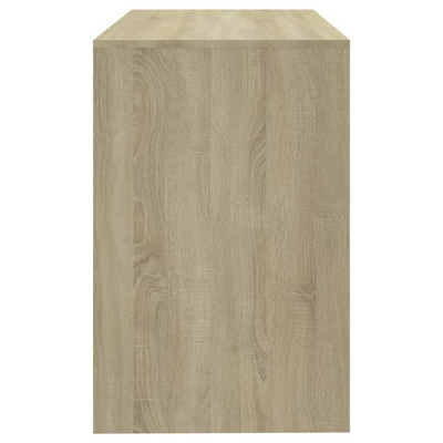 vidaXL Biurko, dąb sonoma, 101x50x76,5 cm, materiał drewnopochodny