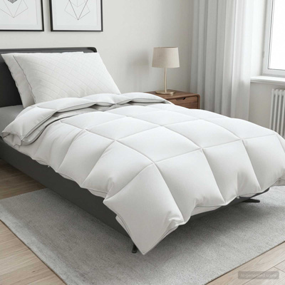 Zestaw kołdry 90% z gęsiego puchu FULDA 3 szt. 135 x 220 cm