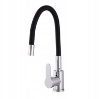 Bateria flexi czarna chrom FLOW FLEX
