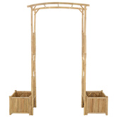 Łuk Ogrodowy Naturalny 177 x 40 x 205 cm Bambus
