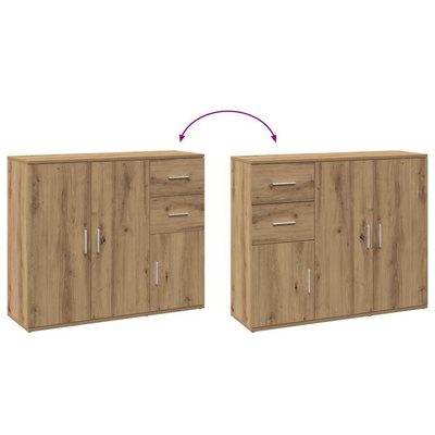 Komoda Artisan Oak 91x29,5x75 cm Drewno konstrukcyjne