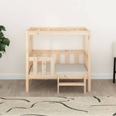 vidaXL Legowisko dla psa, 95,5x73,5x90 cm, lite drewno sosnowe