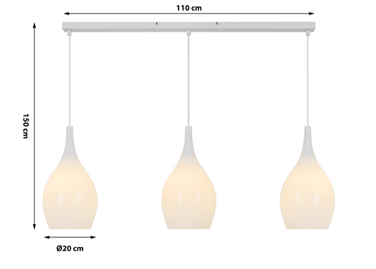 Lampa wisząca BLANCO 7031-0306