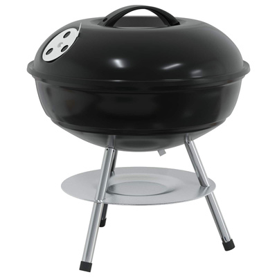 Grill węglowy Czarny 36,5 x 36,5 x 40 cm