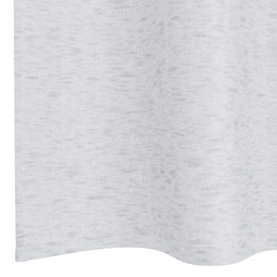 Firany Voile 2 pcs Jasnoszary 225 x 140 cm Poliester