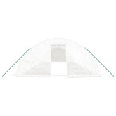 Szklarnia ze stalową ramą, biała, 60 m?, 12x5x2,3 m