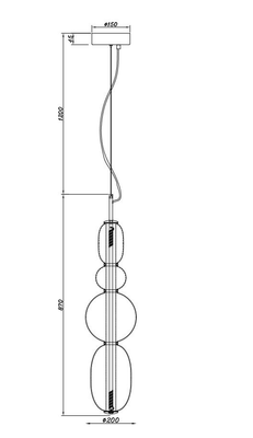 Namibia Lampa Wisząca